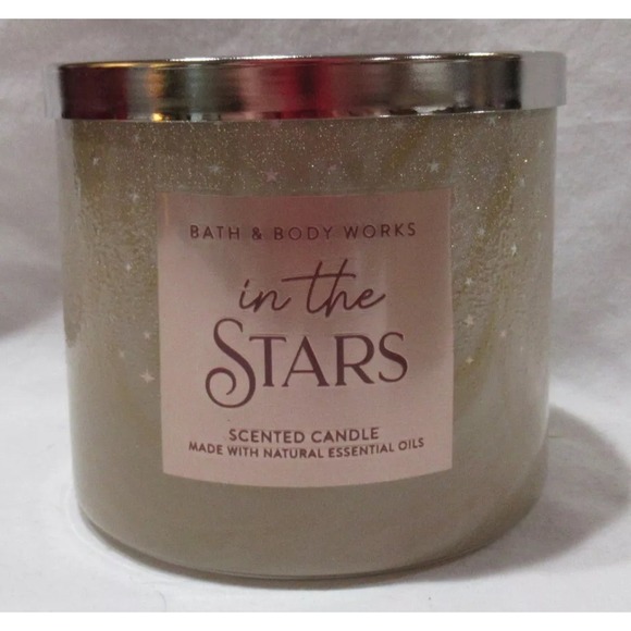 NEW In Box Bath & Body‎ Works IN THE STARS 3-Wick Candle Large Scented 14.5 oz - Picture 1 of 3